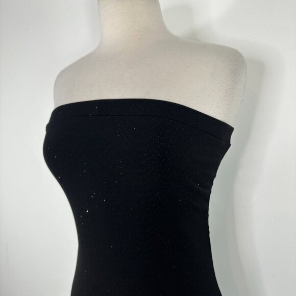 Vtg Y2K Judy Knapp Asymmetrical Strapless Mini Dress M Fairy Grunge Whimsigoth - Picture 6 of 12